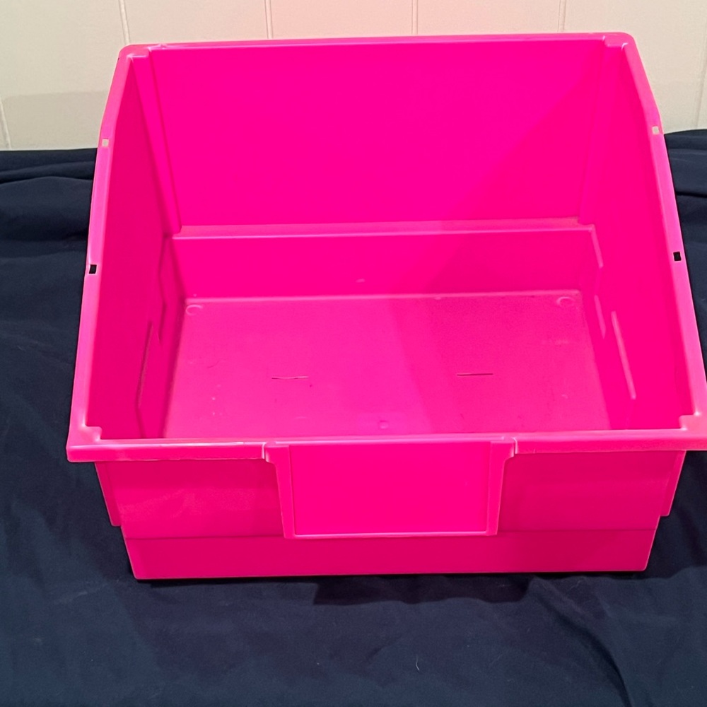 Bright Pink Storage Bin